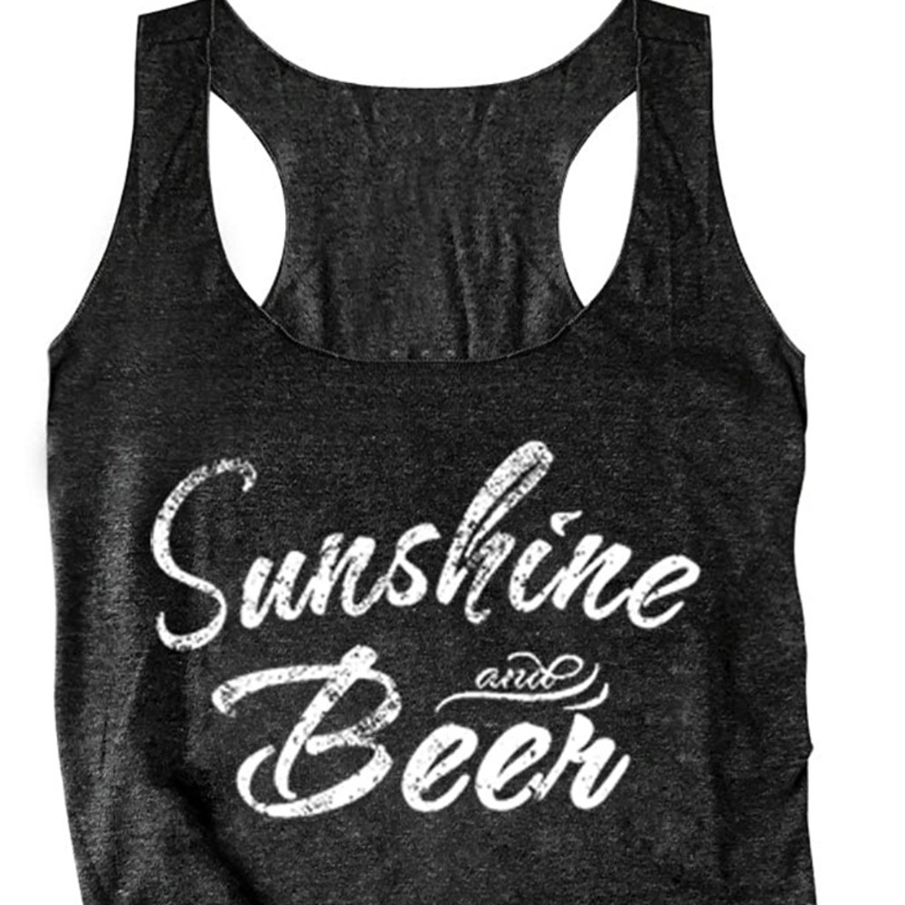 ☀️Sunshine and Beer 🍺 Graphic Tank